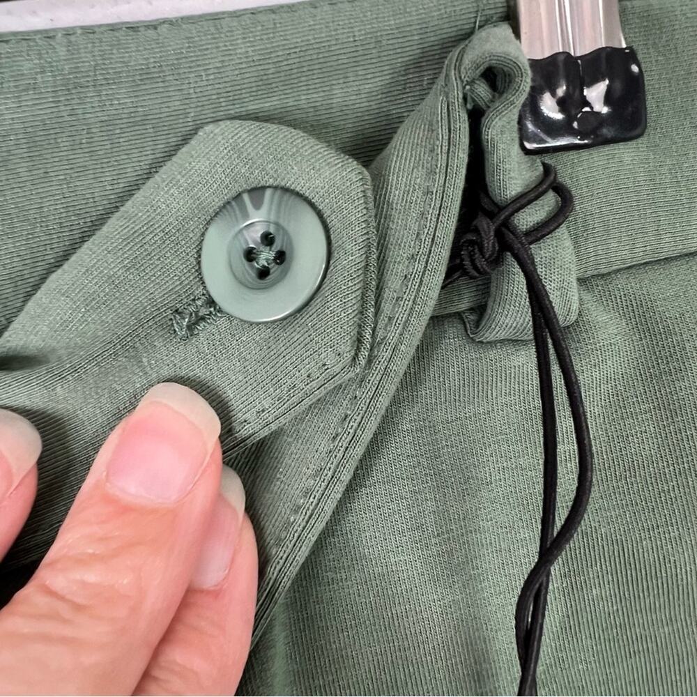 Swet Tailor Shorts The Everyday Chino Jersey Olive Pockets Stretch Golf 29 NEW - Picture 8 of 15